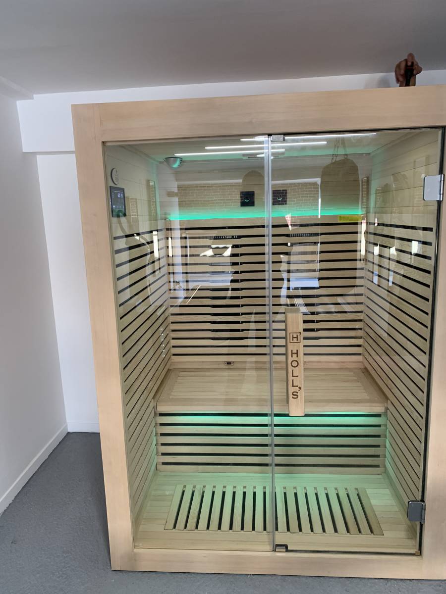 Cabine infrarouge Canopée modèle 2 places prêt à l'emploi à Cucuron 