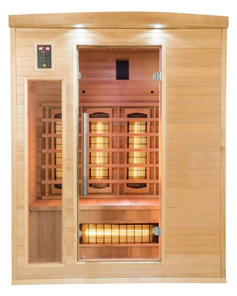 Sauna infrarouge pour 3 personnes avec émetteurs QUARTZ à Lauris 84