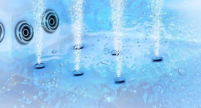 Jets hydromassants d'un spa à Pertuis 84