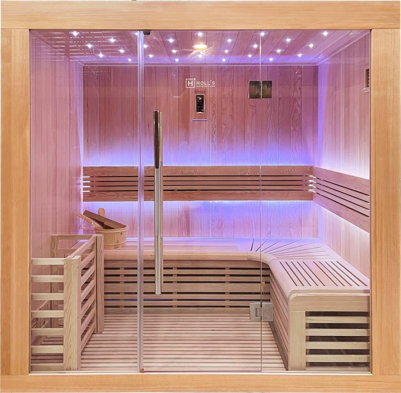 Sauna Traditionnel à vapeur haut de gamme Utopia pour l'intérieur disponible en plusieurs dimension à Digne les Bains dans le 04