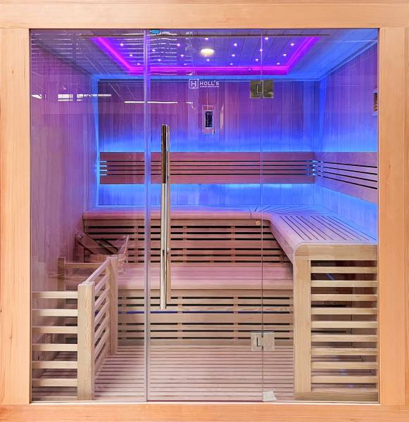 Sauna Traditionnel à vapeur haut de gamme Utopia pour l'intérieur pour 6 personnes à Digne les Bains dans le 04