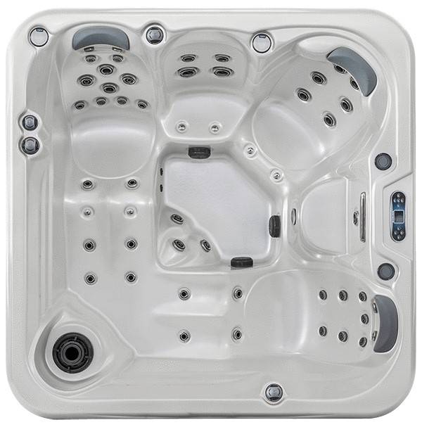Spa plug and play avec 33 à 34 jets hydromassants et double pompe sur prise classique domestique 16A