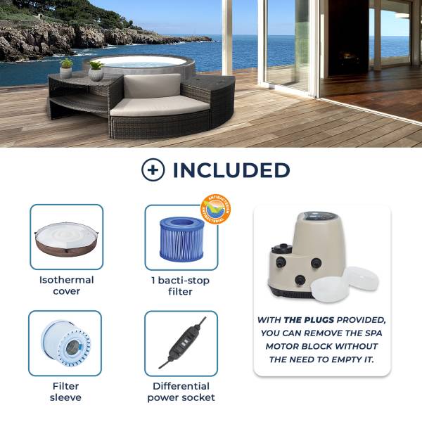Les accessoires inclus avec votre spa semi rigide 