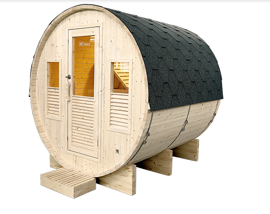 Sauna Extérieur traditionnel 6 places à vapeur modèle Gaïa Bella en épicéa du canada de haute qualité à Gap dans les Hautes Alpes 05