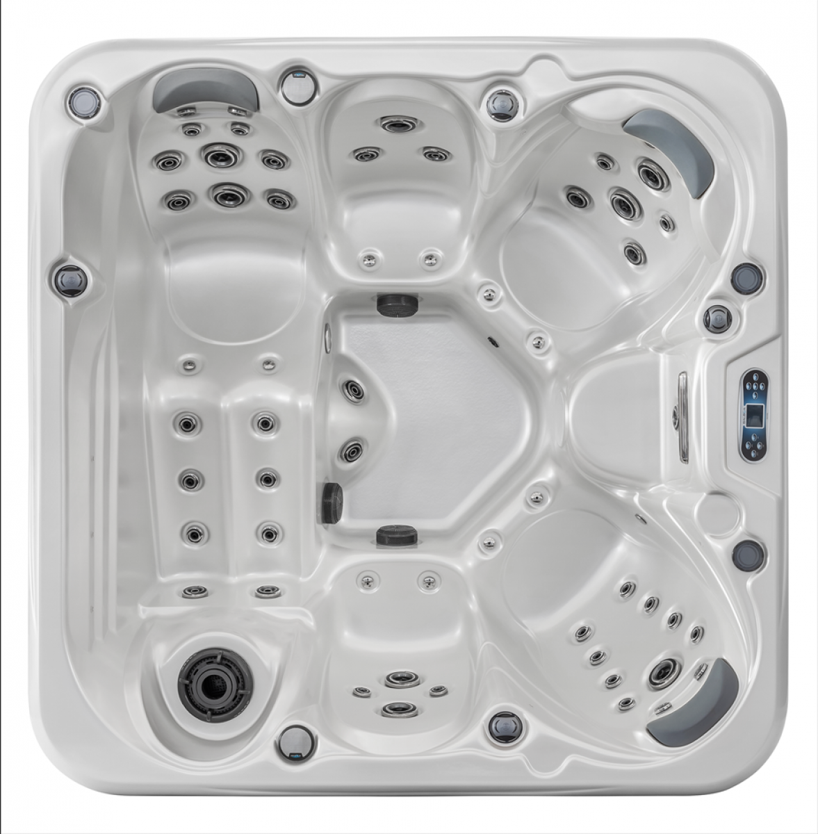 Vu de l'intérieur avec ses 59 buses pour une polyvalence et un confort supérieur à Sisteron