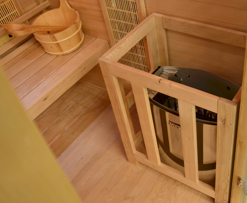 Poêle traditionnel pour une chaleur vapeur relaxante à Lourmarin