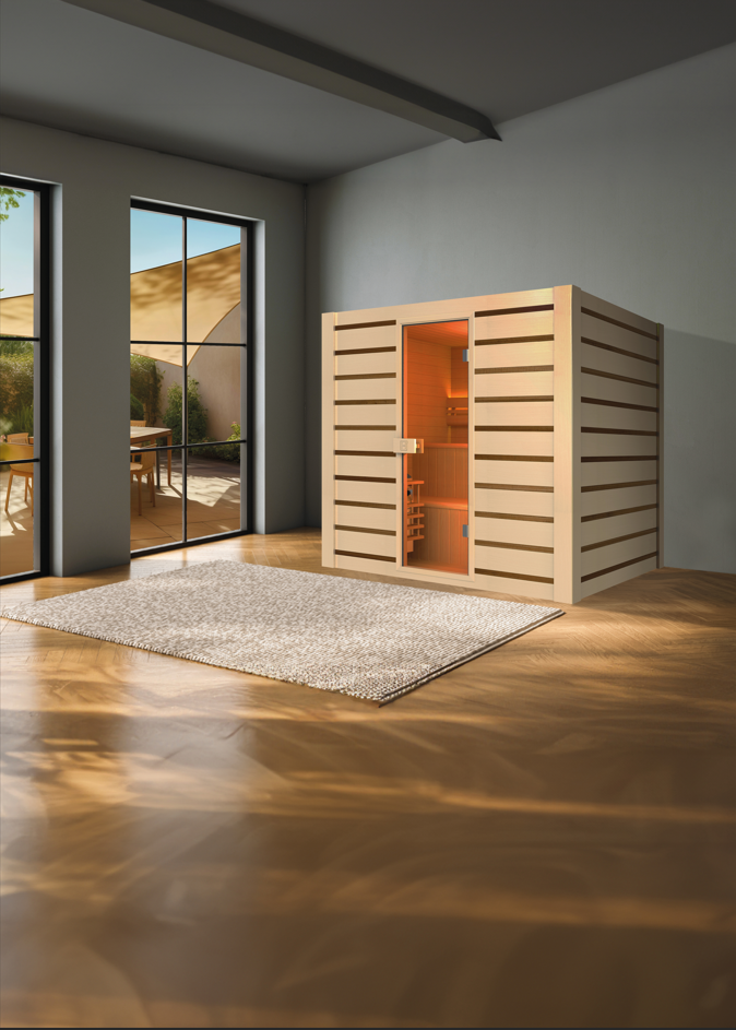 Sauna hybrid combi avec montage facile et rapide à Manosque 