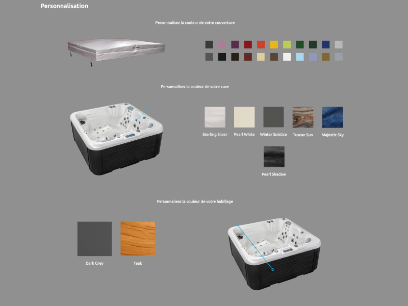 Spa avec personnalisation complète 