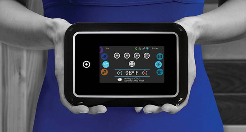 Ecran de contrôle tactile rétro-éclairé simple et facile d'utilisation du spa de nage à Briançon 