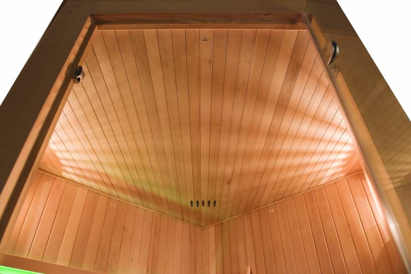 Sauna avec éclairage d'angle à Pertuis 84