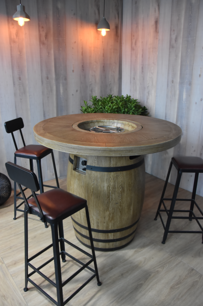 Modèle brasero Lafite Barel pour votre espace détente pour apporter une touche entre le moderne et le rustique à Sisteron 04 