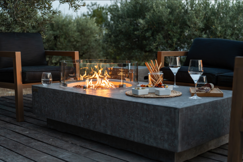 Le brasero table basse Metropolis vous assure un moment de partage et de convivialité tout en vous apportant le réconfort de la chaleur à Pertuis 84