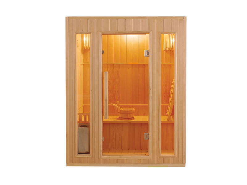 Sauna traditionnel finlandais pour 3 personnes avec poêle et pierres inclus à Ansouis